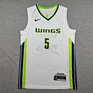 Dallas Wings #5 Bueckers White Basketball Jersey Women’s Size 48 Heroine Edition